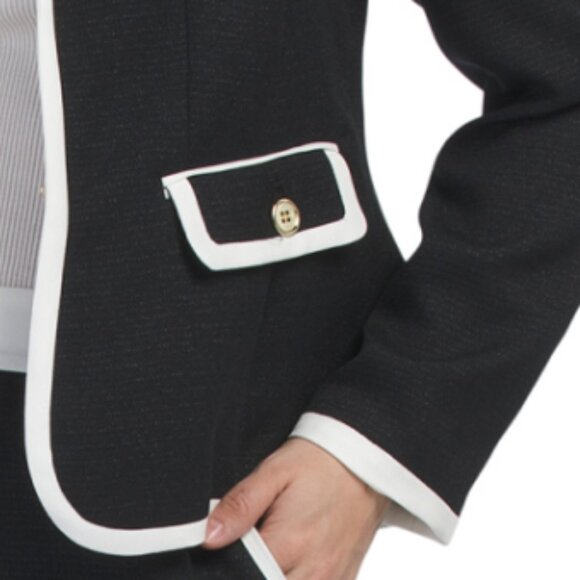 NIPON BOUTIQUE Jacket And Skirt Suit - Black - Picture 3 of 3